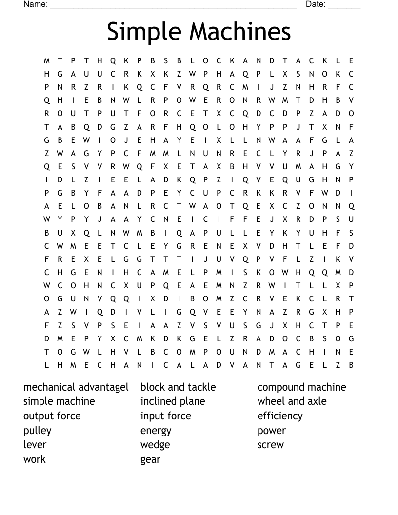 Simple Machines Word Search Wordmint vrogue.co