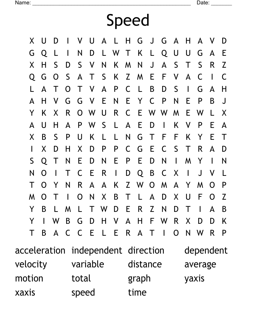 Speed Word Search WordMint