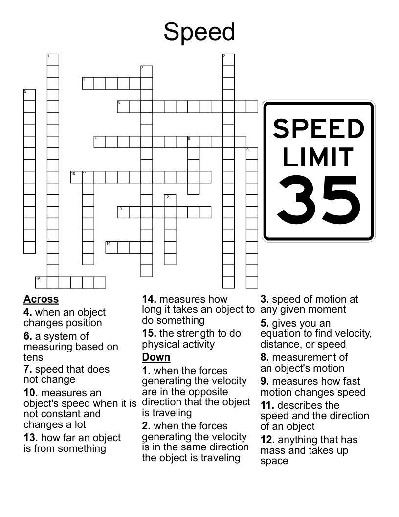 Speed Crossword WordMint