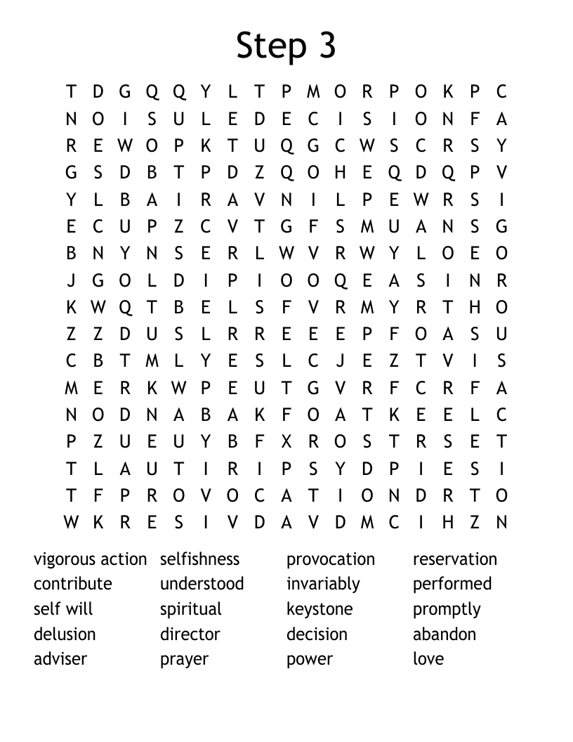 Step 3 Word Search WordMint