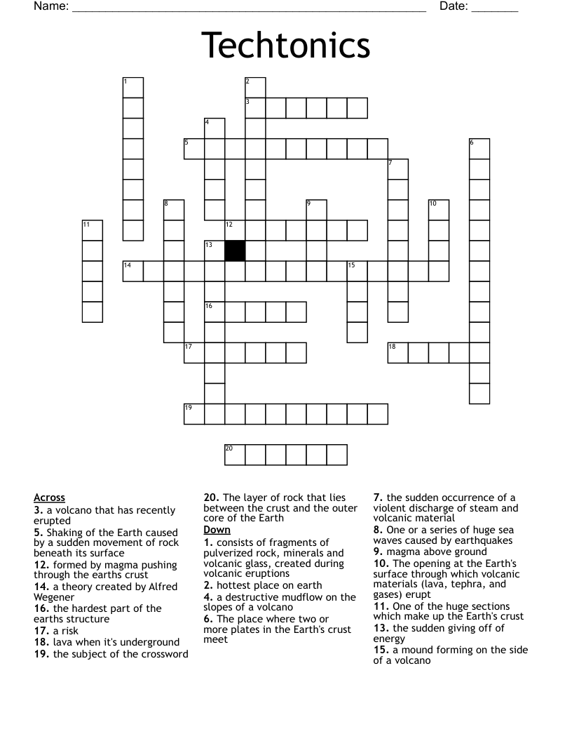 Techtonics Crossword WordMint