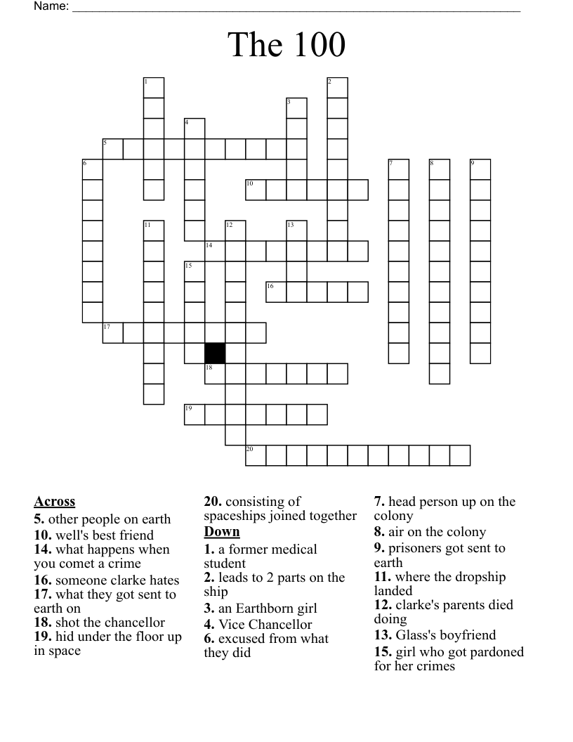 The 100 Crossword WordMint