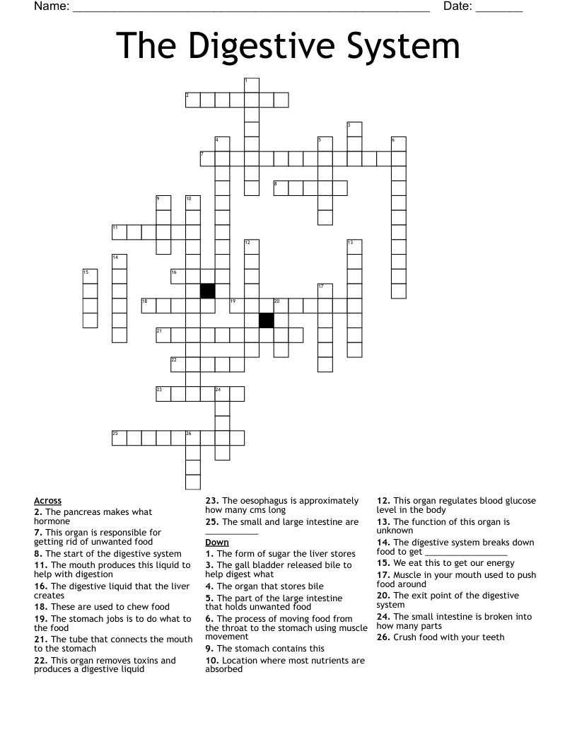 WALC 2 Cognitive Rehab pg 46 Crossword WordMint