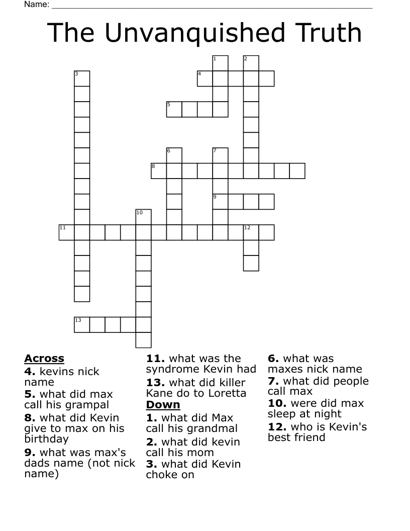 Freak the Mighty Word Search WordMint