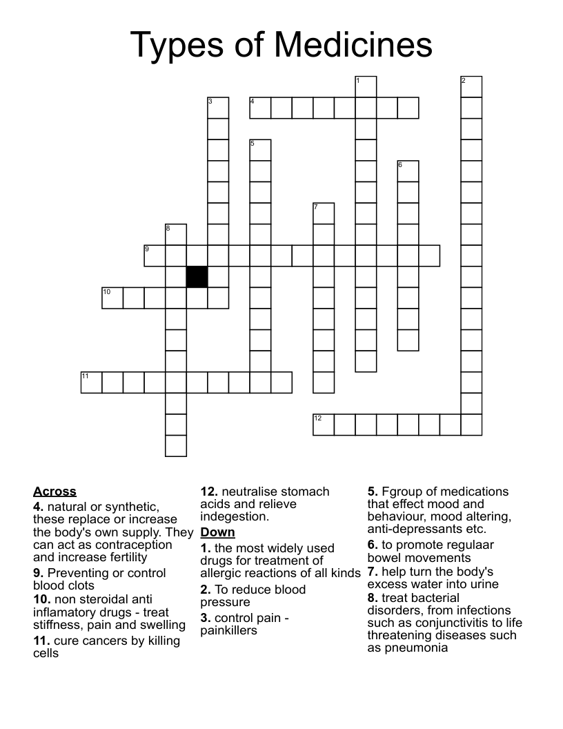 Pharmacology Practice Worksheet - WordMint