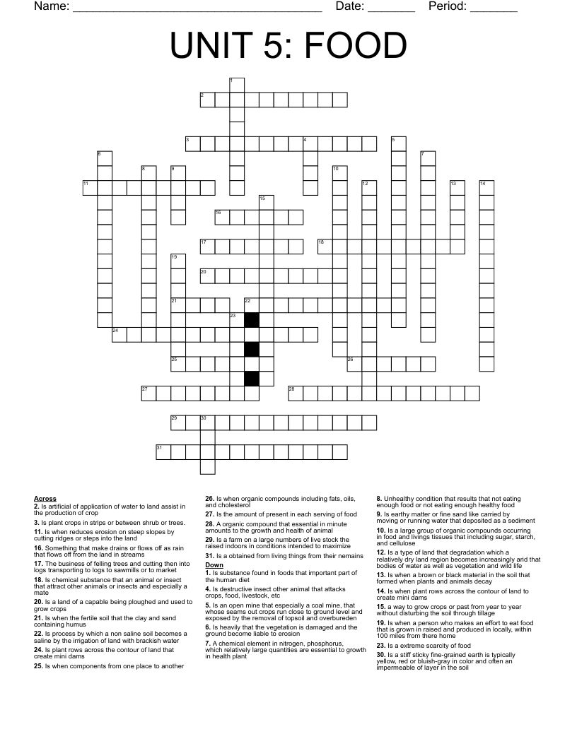 soil Word Search WordMint