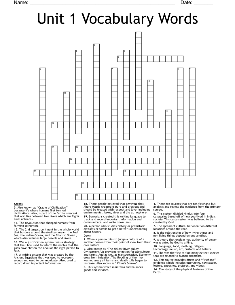 Zoroastrianism Word Search WordMint
