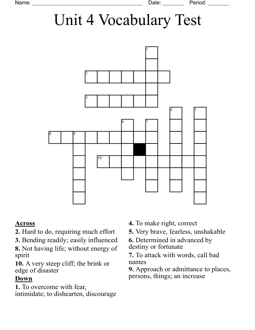 Briar Rose Crossword WordMint