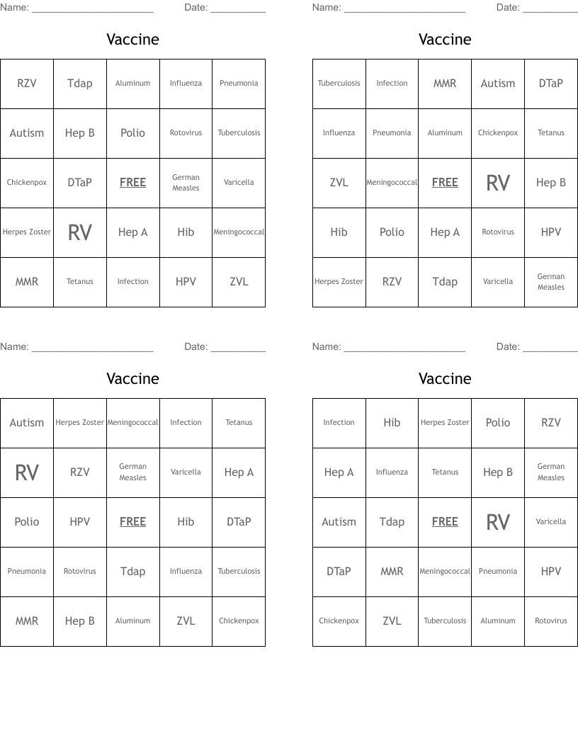 week 3 immunity & infection Crossword WordMint