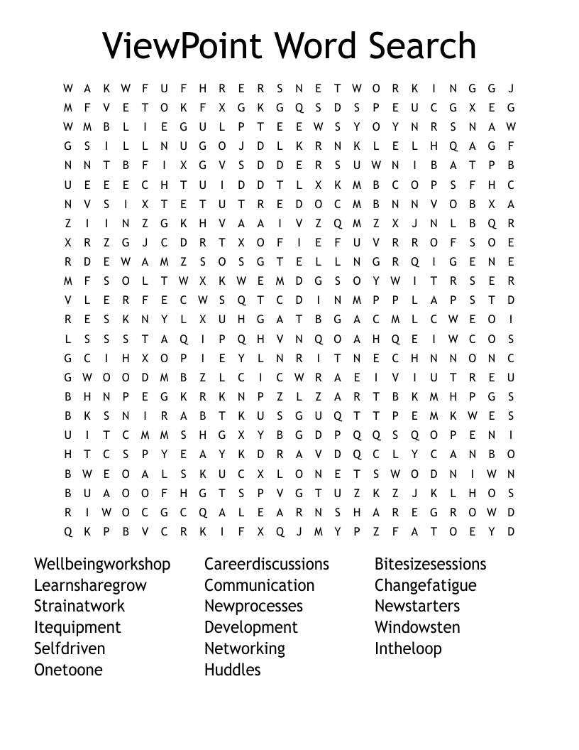 ViewPoint Word Search WordMint