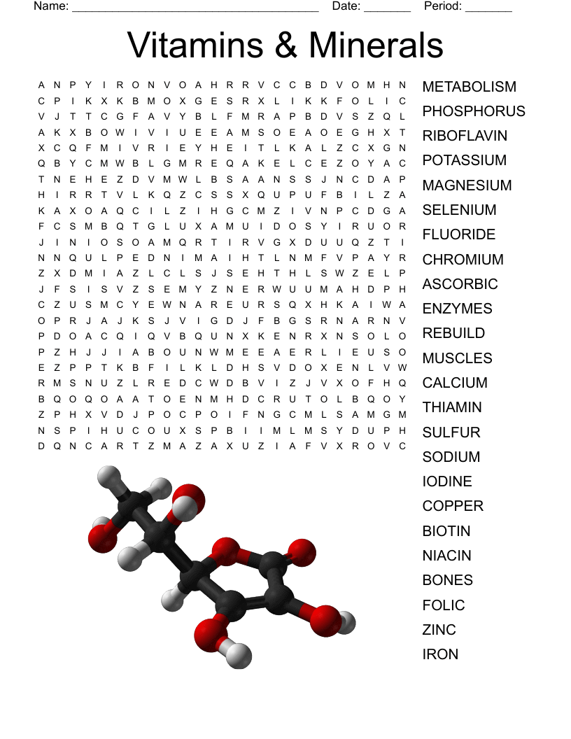 A Bony Element Word Search Answer Key › Free Worksheet by Razanactzo