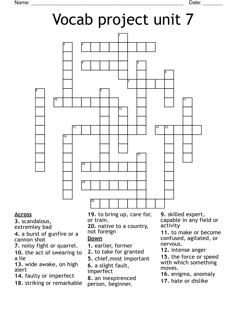 Crossword WordMint