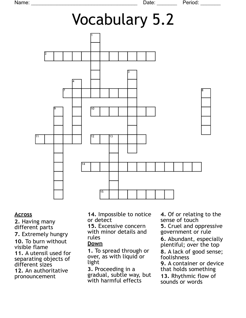 the raven Crossword WordMint