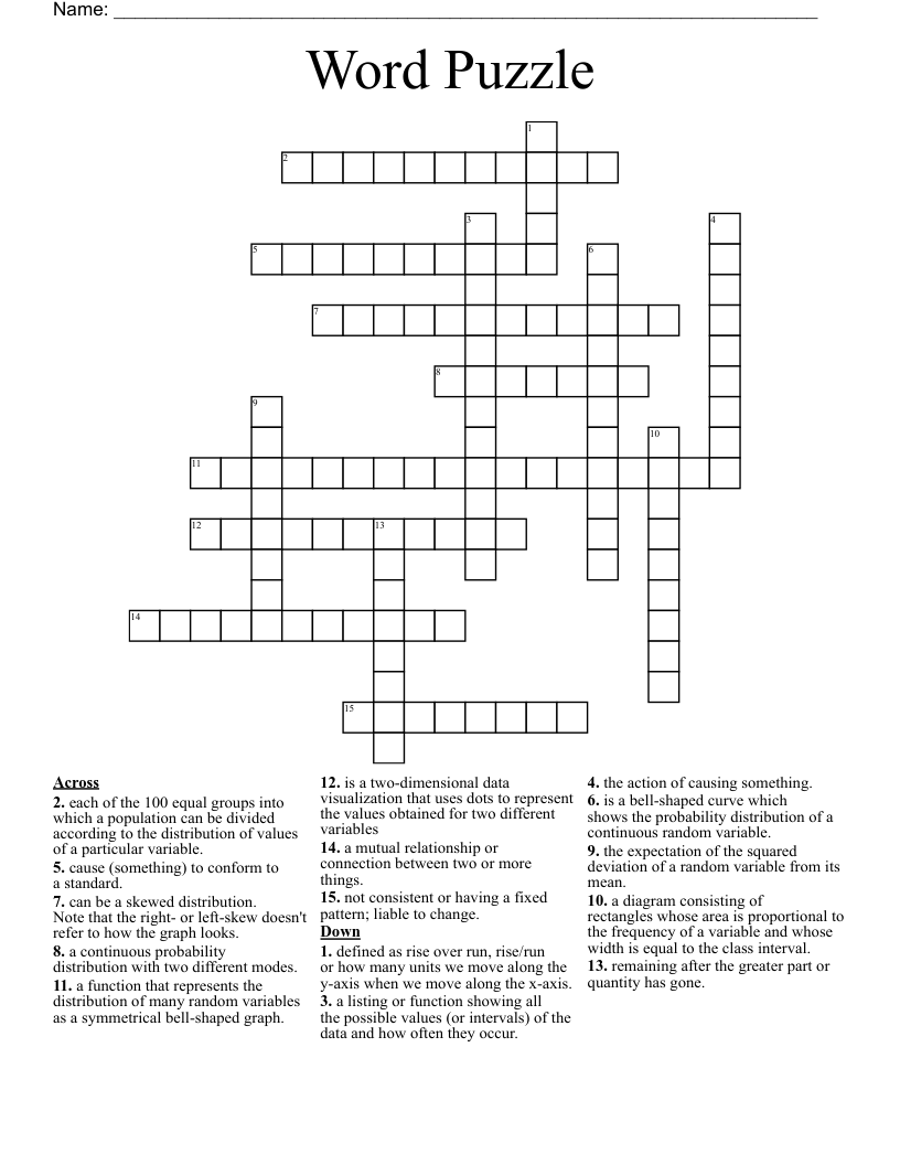 Word Puzzle Crossword WordMint