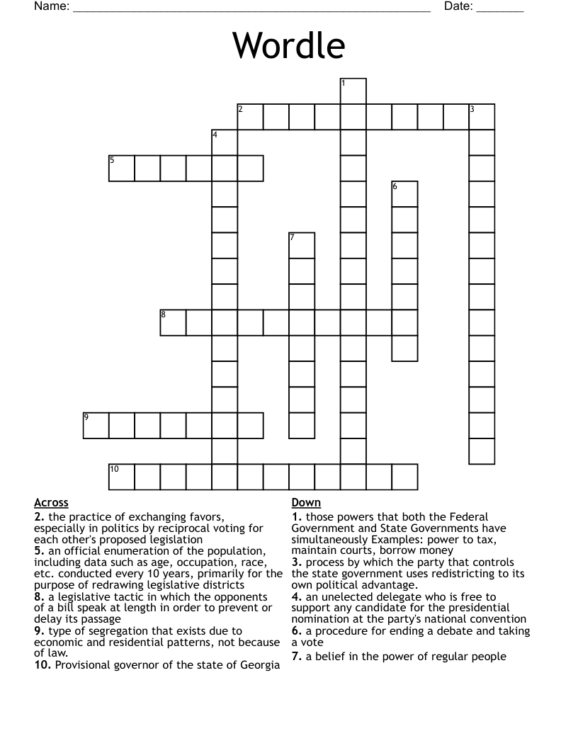 Wordle Crossword WordMint