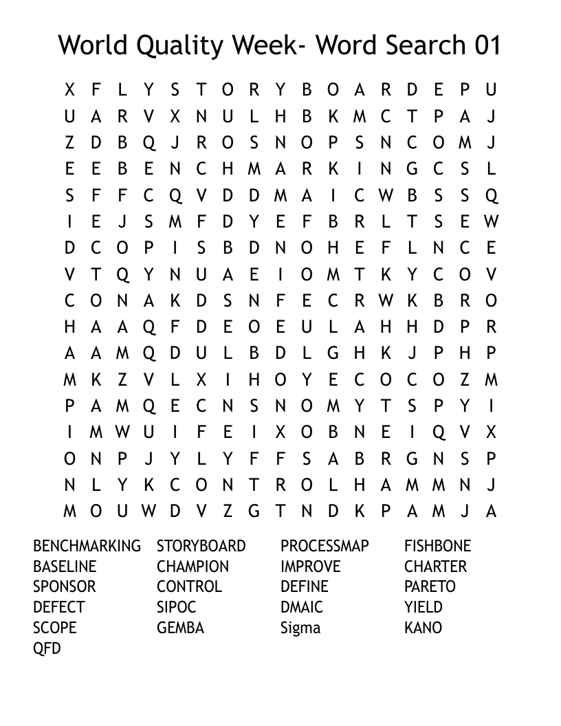 Quality month "crossword puzzle" WordMint