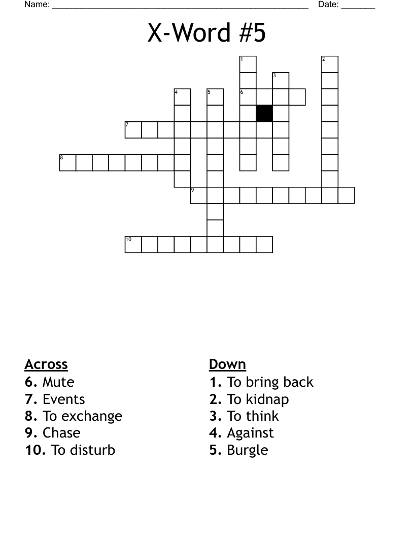 XWord 5 Crossword WordMint