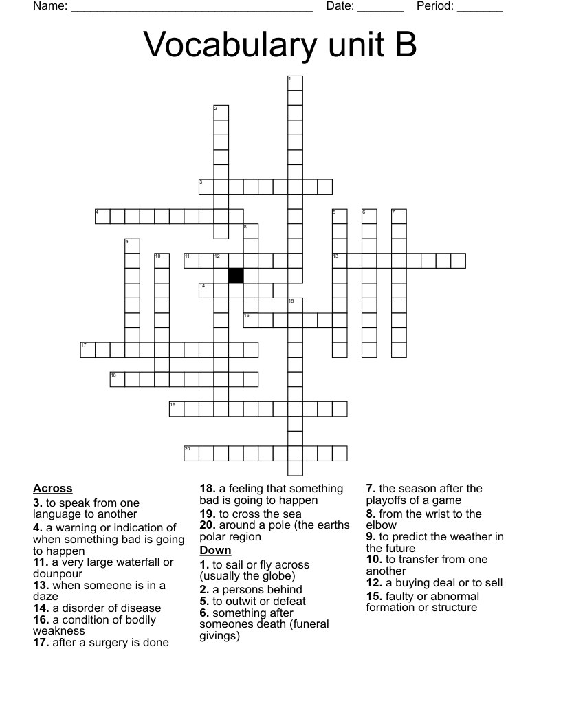 Similar to Daija's Prefix Vocabulary Crossword Puzzle WordMint