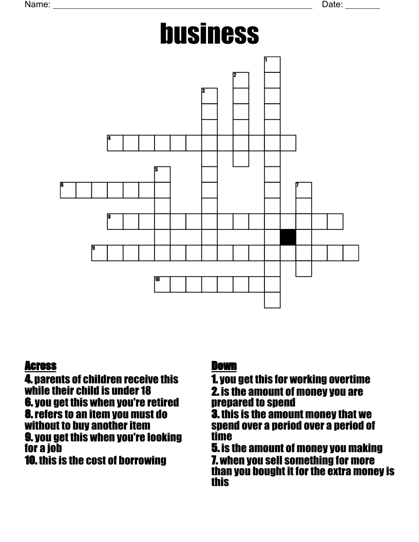 Retirement & Pension Crosswords, Word Searches, Bingo Cards WordMint