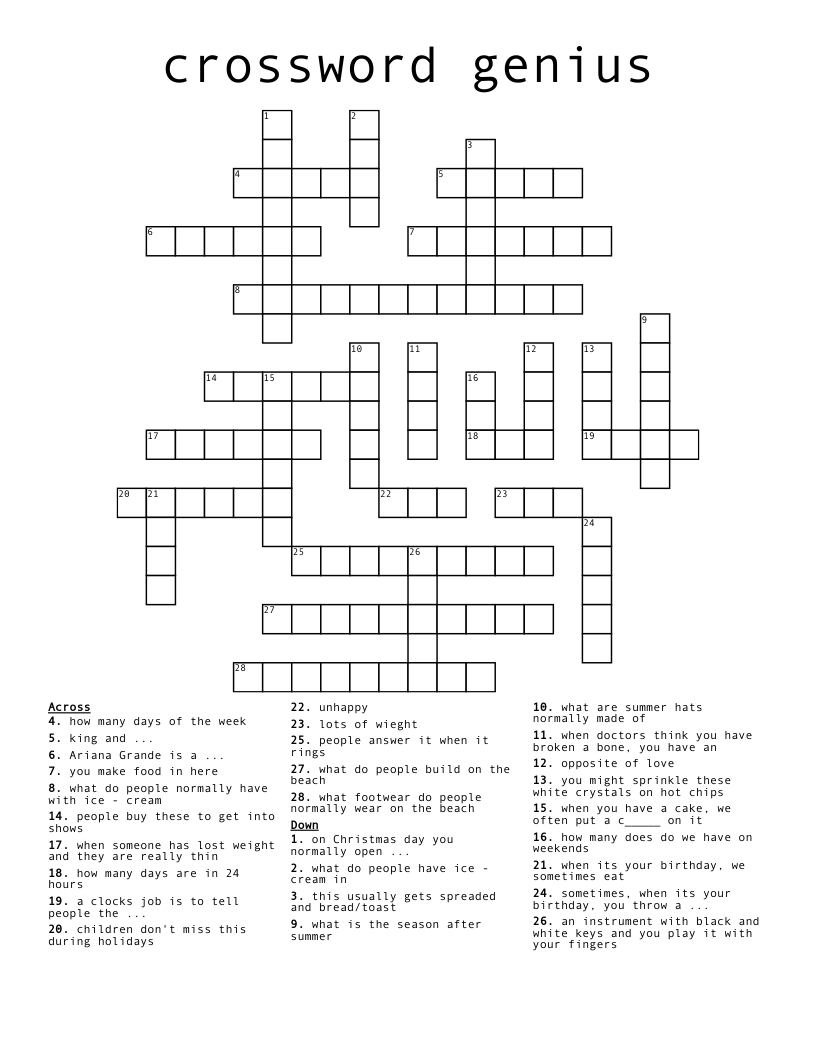 crossword genius WordMint
