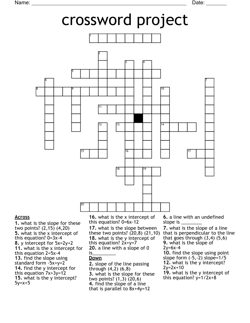 crossword project WordMint