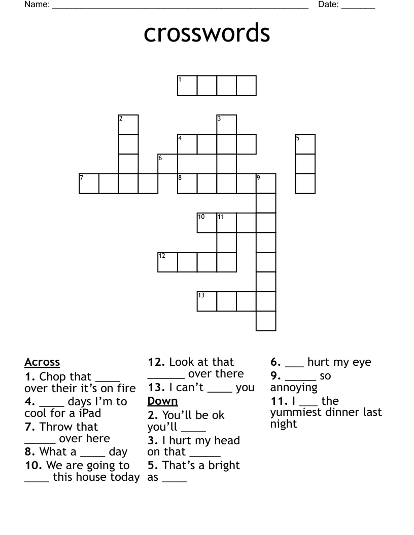 crosswords WordMint