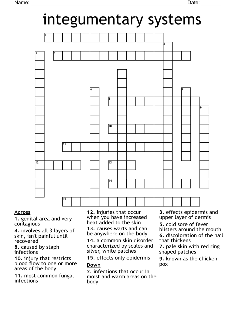 skin conditions Word Search WordMint