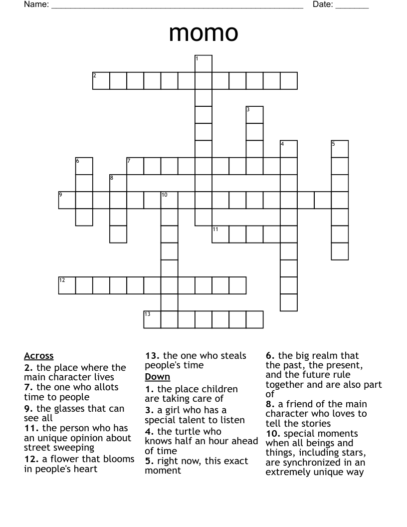 momo Crossword WordMint