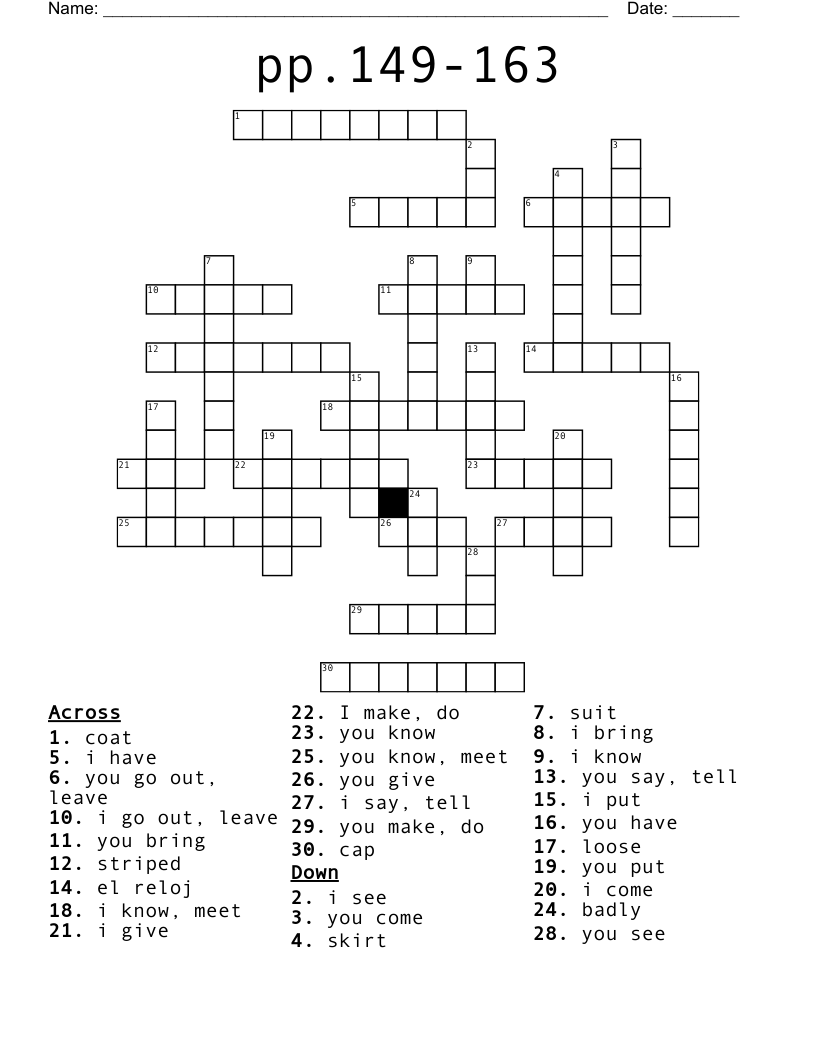 pp.149163 Crossword WordMint