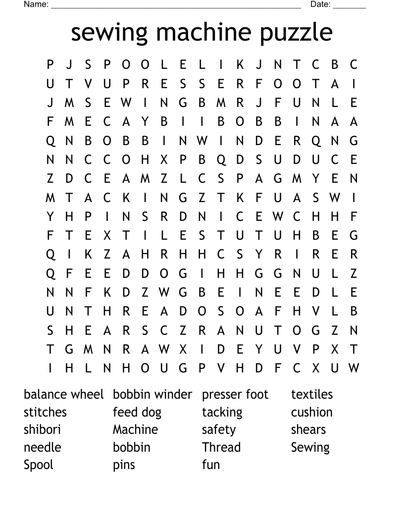 Pedal On Old Sewing Machine Crossword at paullbatemano blog