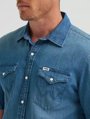 Men's Western Denim Shirt