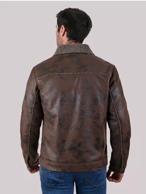 Men's Faux Leather Sherling Jacket 30 Off Outerwear Styles Wrangler®