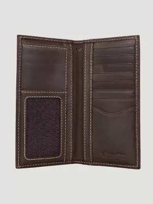 Leather Boot Stitch Rodeo Wallet Men's ACCESSORIES Wrangler®