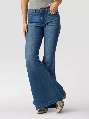 Women's Wrangler Retro® Premium High Rise Trumpet Flare Jean Womens