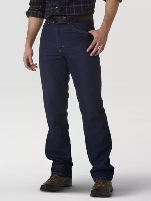 Wrangler Rugged Wear® Stretch Regular Fit Jean Dark Wash Denim