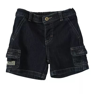Wrangler® Baby Boy Cargo Short Dark Alloy Infant Wrangler