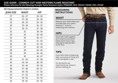 Wrangler® FR Flame Resistant Original Fit Jean - Stonewash