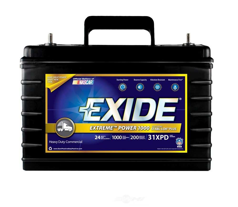 BatteryExide Extreme Power 1000 CCA 1000 Exide
