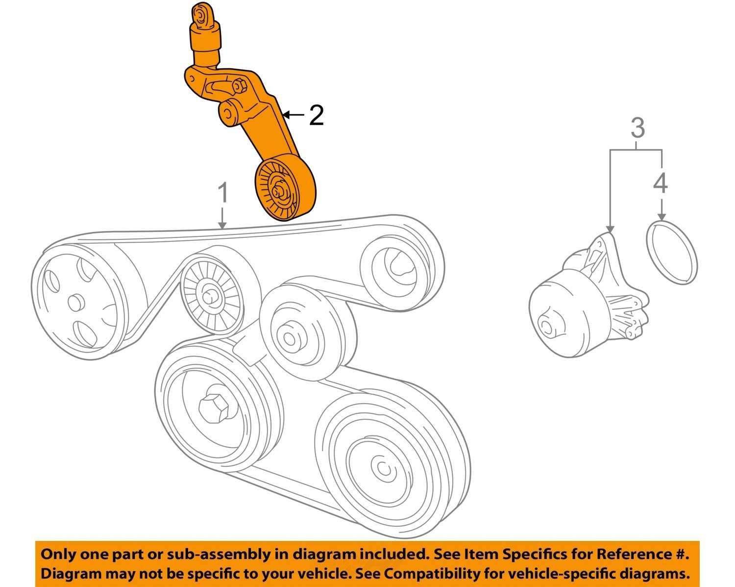 Toyota OEM 19982008 Corolla Serpentine Fan Belt Tensioner 166200W093