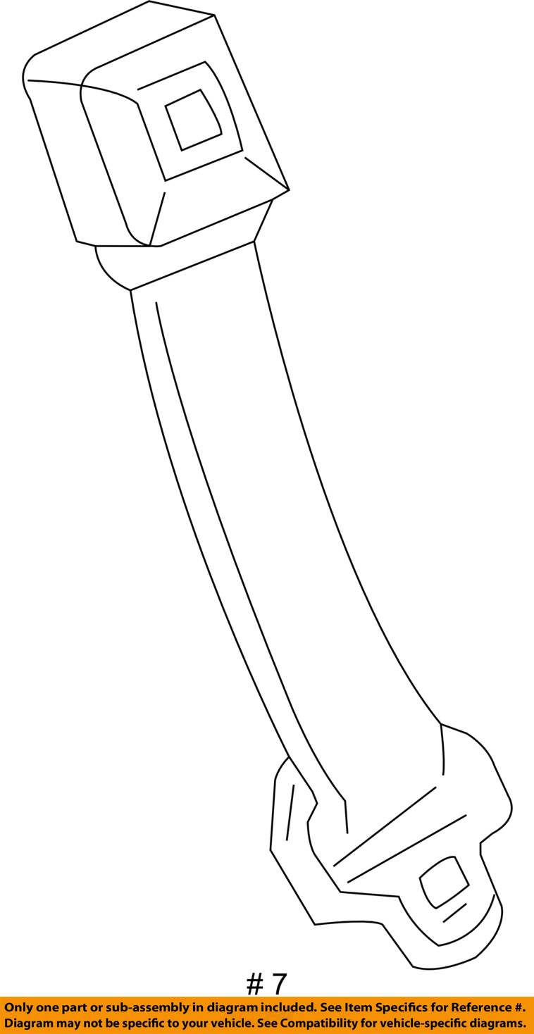 FORD OEM Front Seat BeltsExtension 2F1Z54611C22AAA eBay