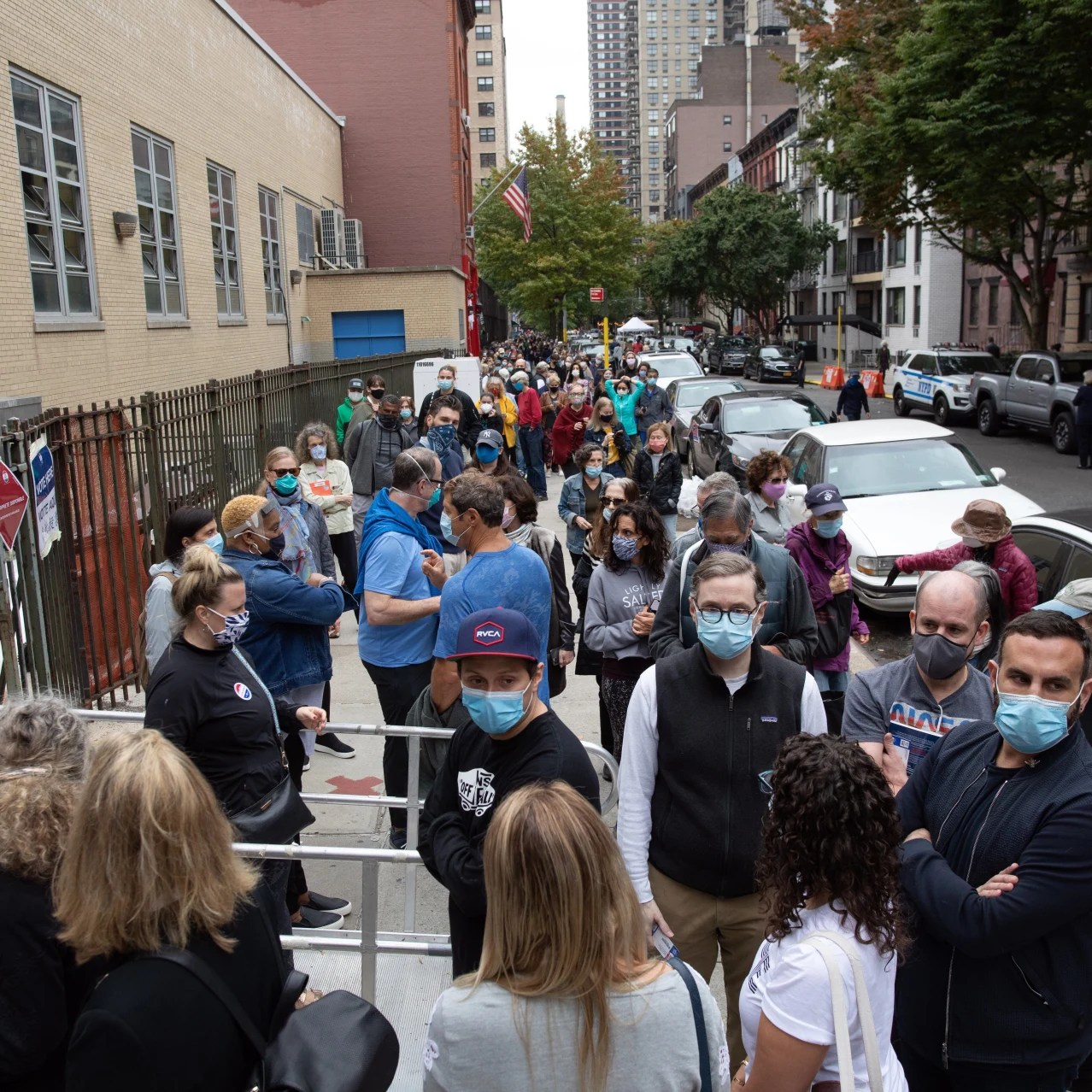 New York’s FirstEver Early Presidential Voting Brings Long Lines WSJ