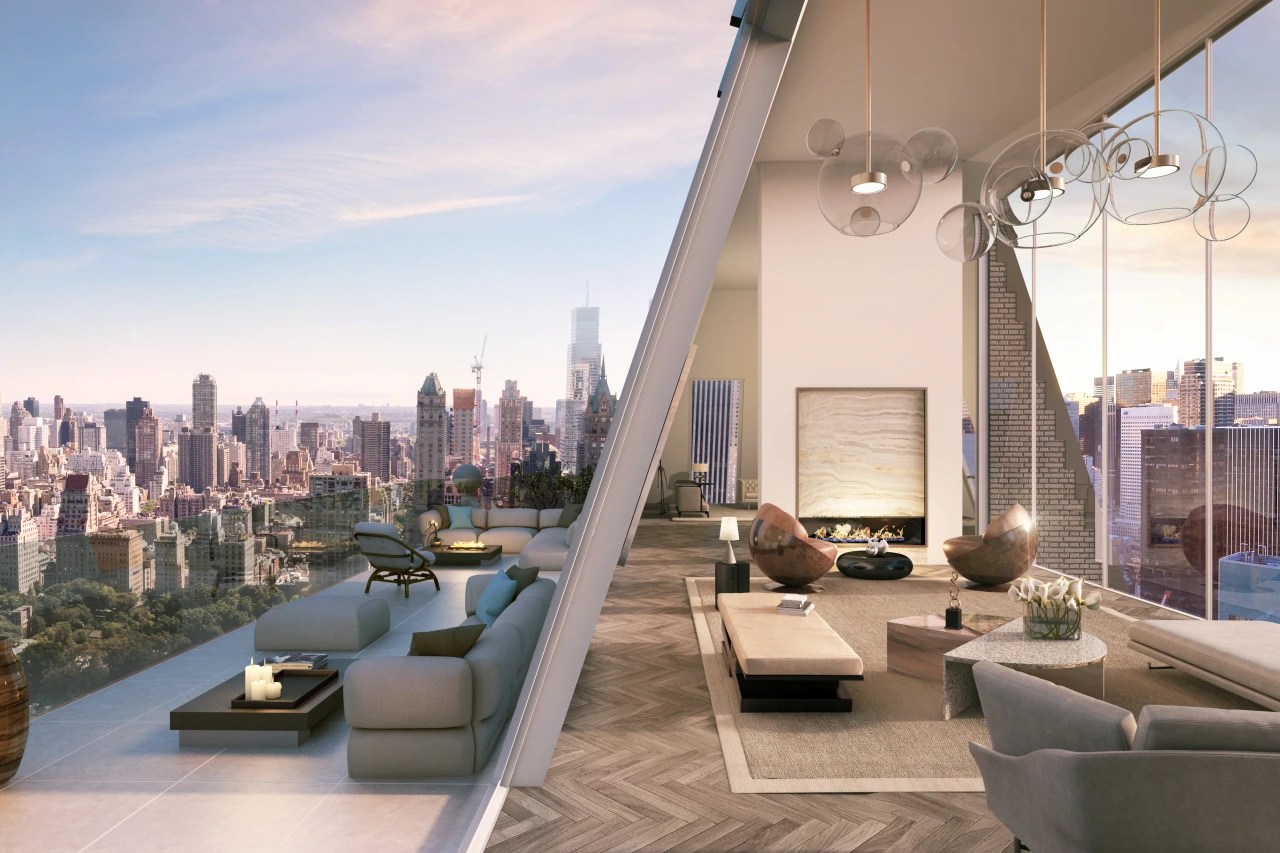 In Rare Turn, Penthouse on New York’s Billionaires’ Row to Hit Auction
