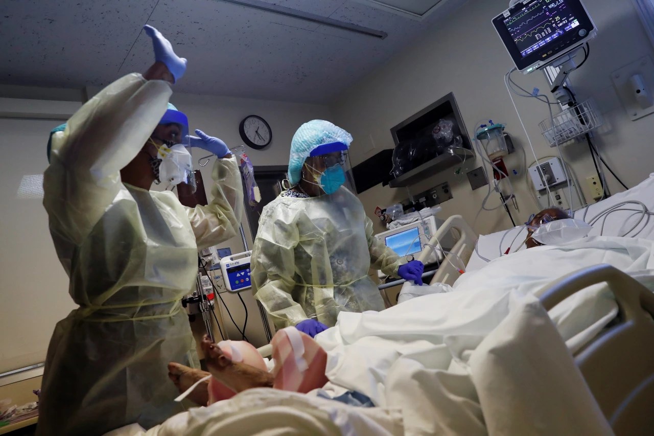 U.S. Covid19 Hospitalizations Reach Record 100,000
