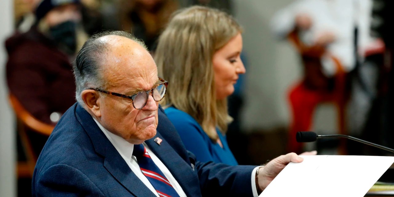 Rudy Giuliani Tests Positive for Covid19, Admitted to Hospital WSJ