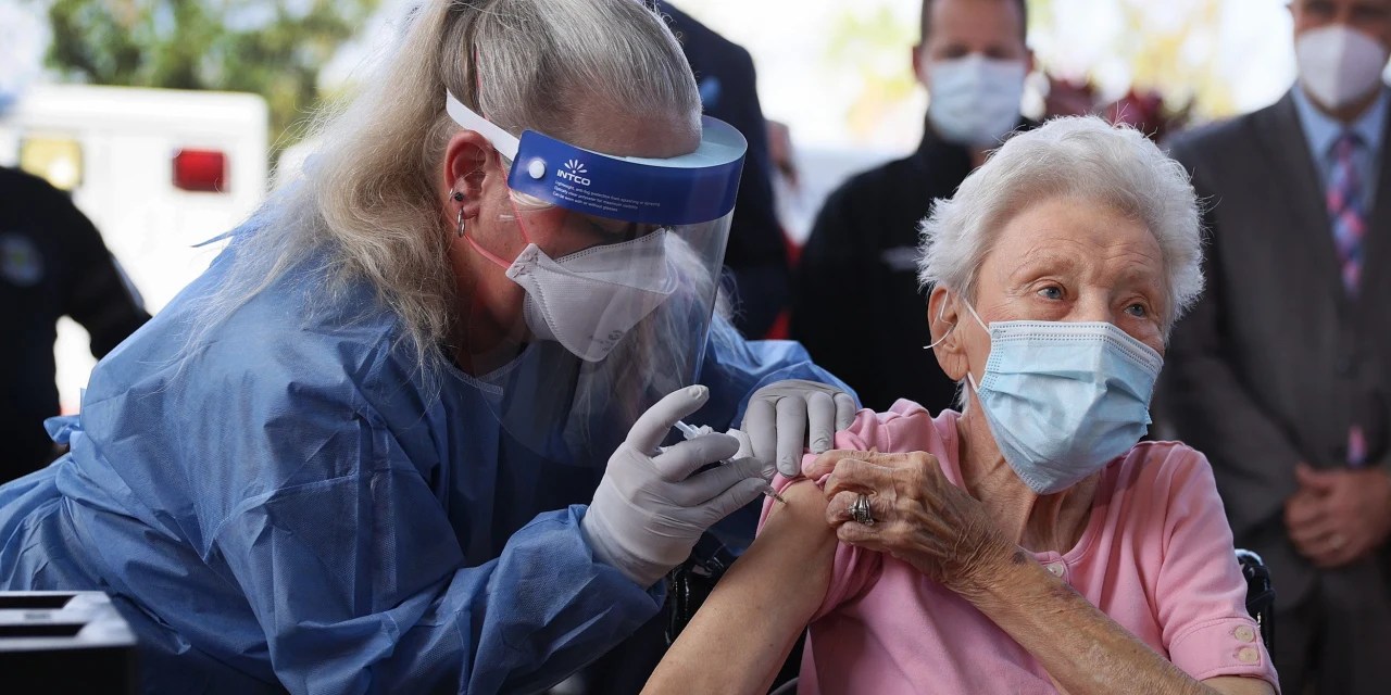 Federal Covid19 Vaccinations Begin in Nursing Homes WSJ