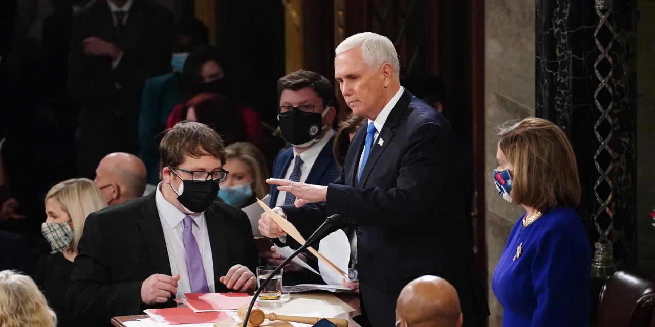 Pence Says He Won’t Invoke 25th Amendment, Setting Stage for