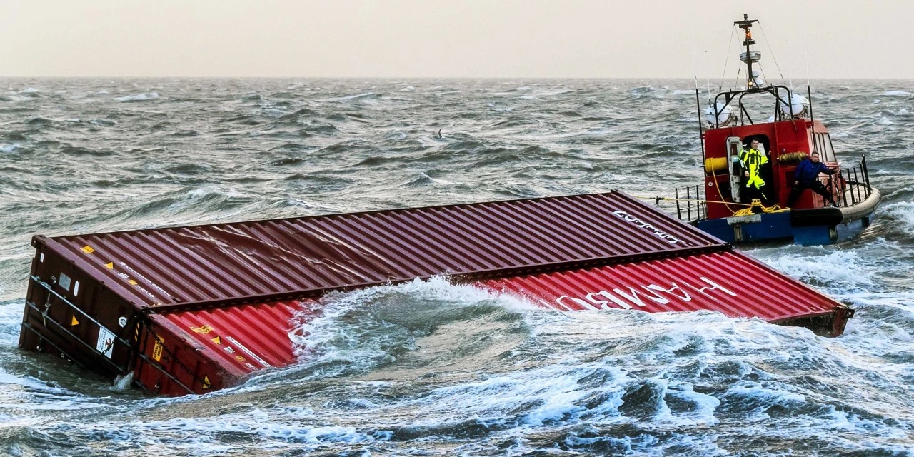 How Shipping Containers End Up in the Ocean WSJ