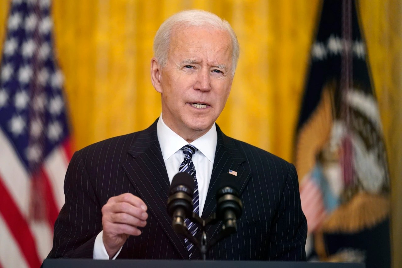 Biden Says U.S. to Hit Goal of 100 Million Vaccine Doses Administered