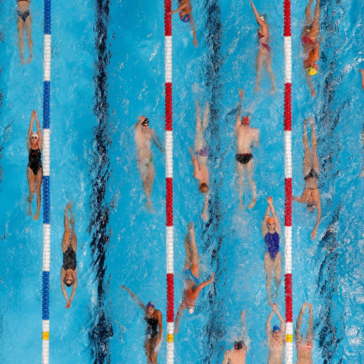 At Olympic Swim Trials, the Battle Is in the WarmUp Pool WSJ