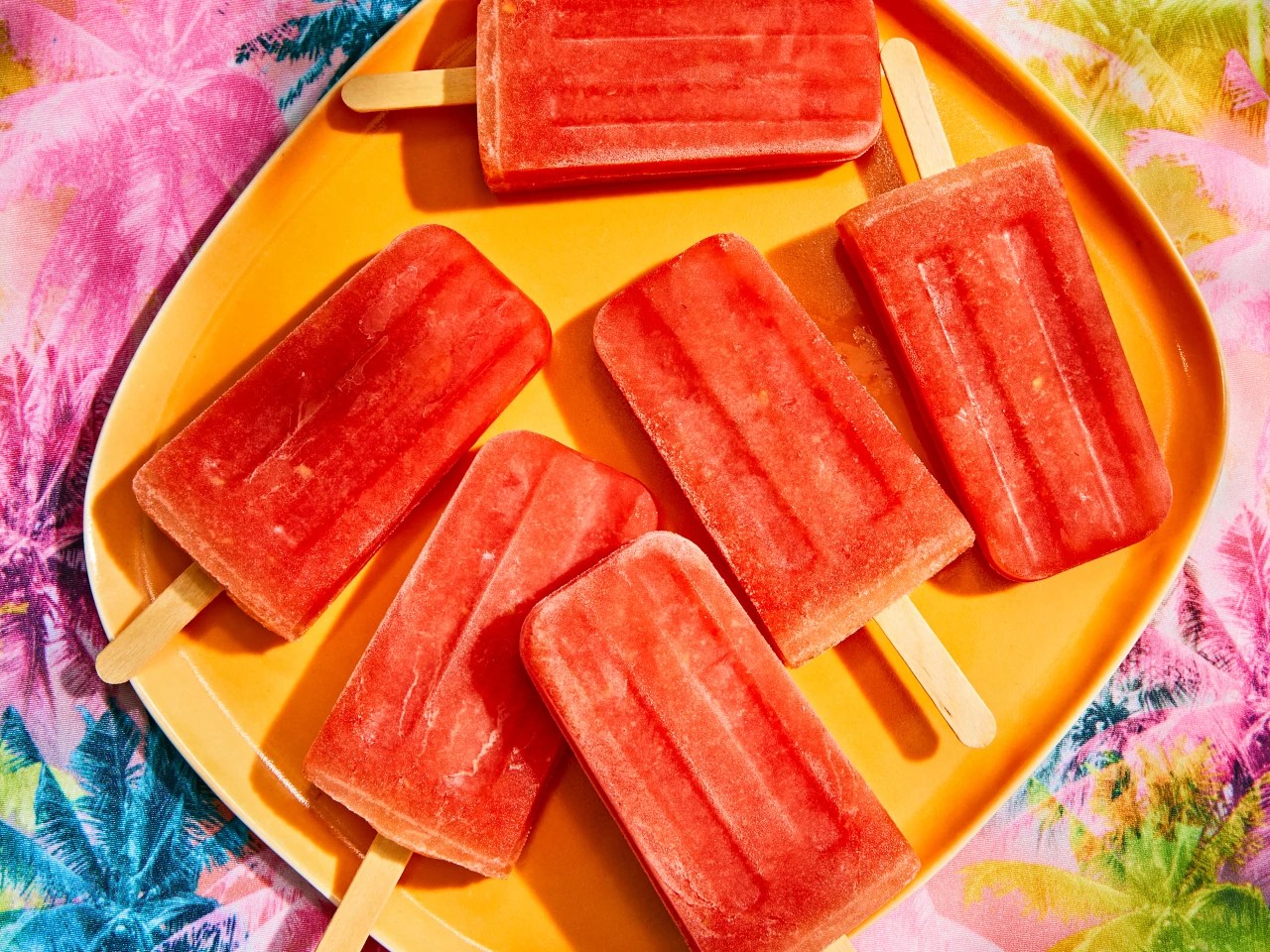 Grilled Watermelon Ginger Popsicles WSJ Recipes